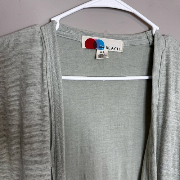 Free People Light Gray Cardigan Sweater - Picture 7 of 10